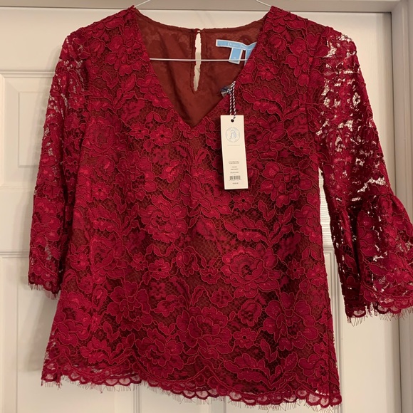 Draper James lace top size 0 - Picture 2 of 2
